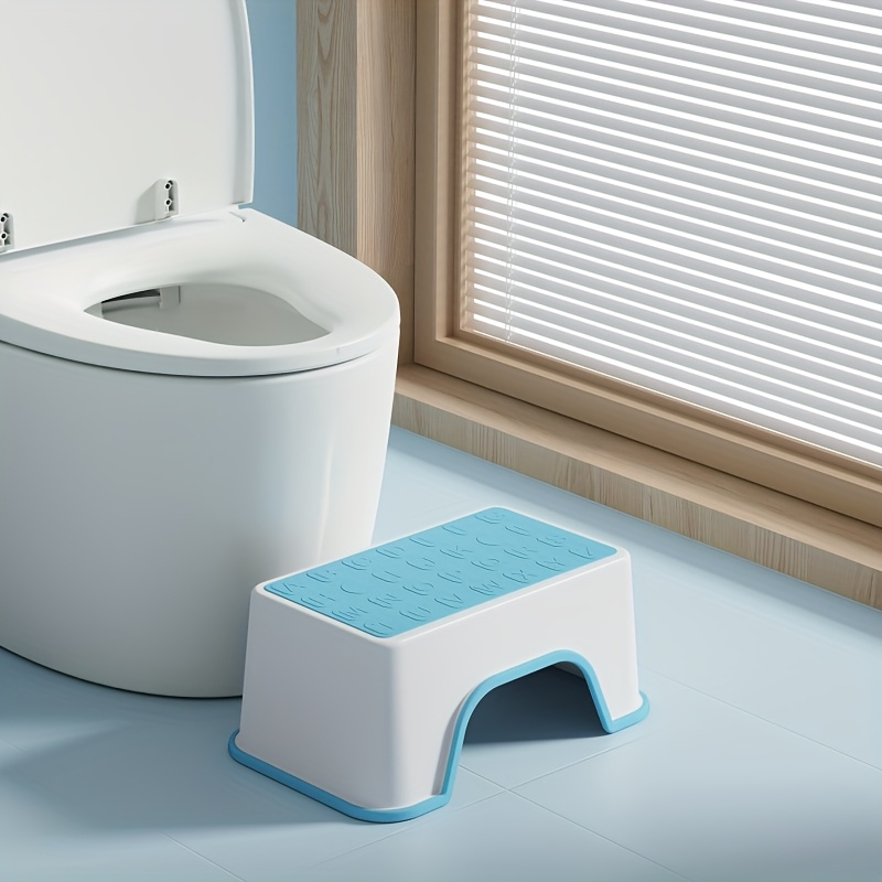 TEMU Panchetto saliscale per cambiarsi le scarpe in plastica , poggiapiedi e color , portatile per WC, poggiapiedi multiuso per la casa, panca su cui