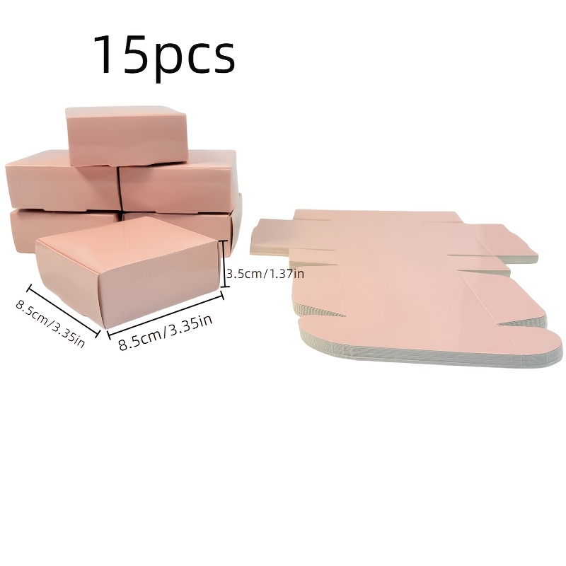 TEMU Cadeau pour Elle/Lui - Lot de 15 boîtes-cadeaux 3,35" x 3,35" x 1,37" - Boîte à bijoux - Convient pour des Mères, Noël, la Saint-Valentin, de de
