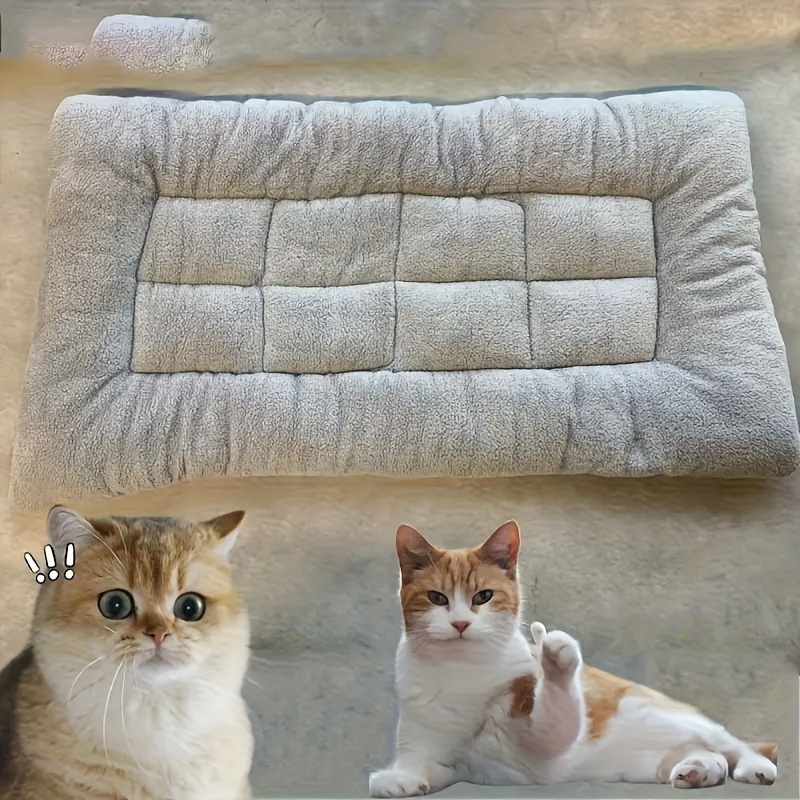 [2026 Newly Upgraded] VVC Oversize Large Plush Dog&Cat Bed Sofa - |Thickened Super Soft Polyester|with Headrest and Raised Edges|Rectangular Design| Available for Small, Medium, and Large Pets