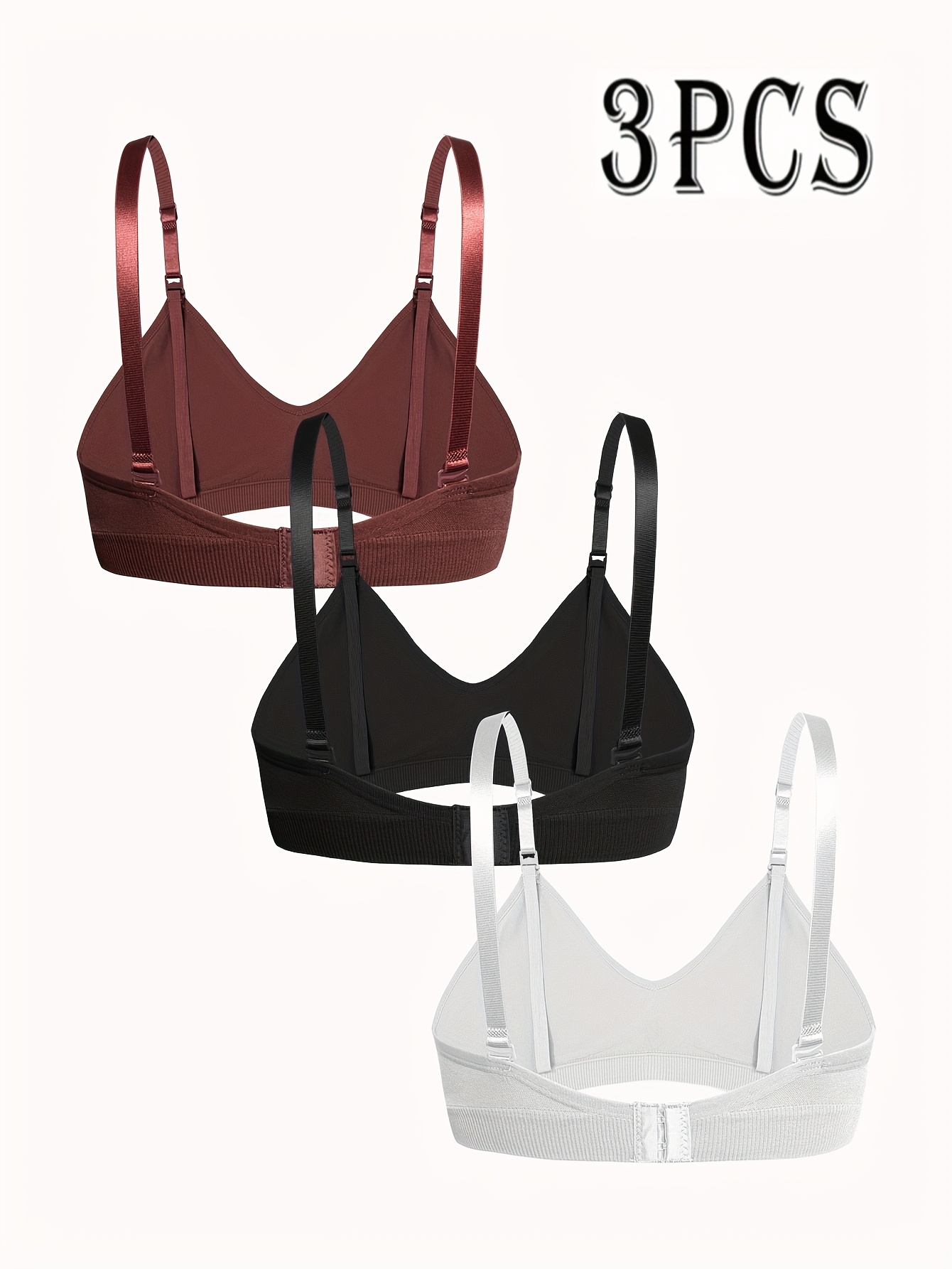 Adjustable Maternity And Nursing Bras for Women, Set of Three