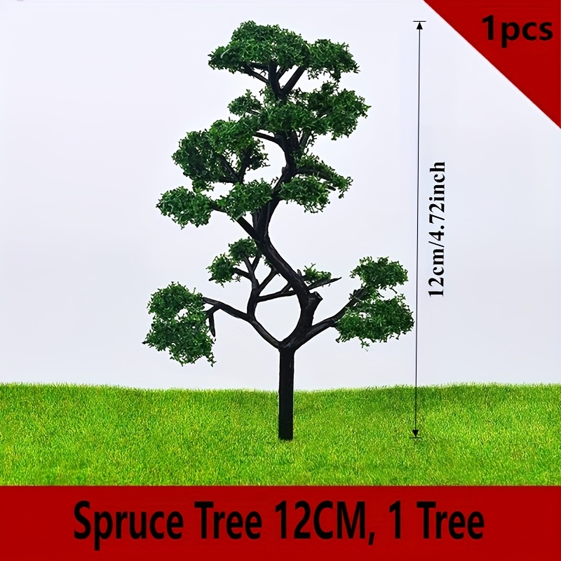 3pcs/1pc Model Tree Set - Styles A And B, Miniature Landscape Trees For Architectural Sand Tables, , And Scenery Modeling
