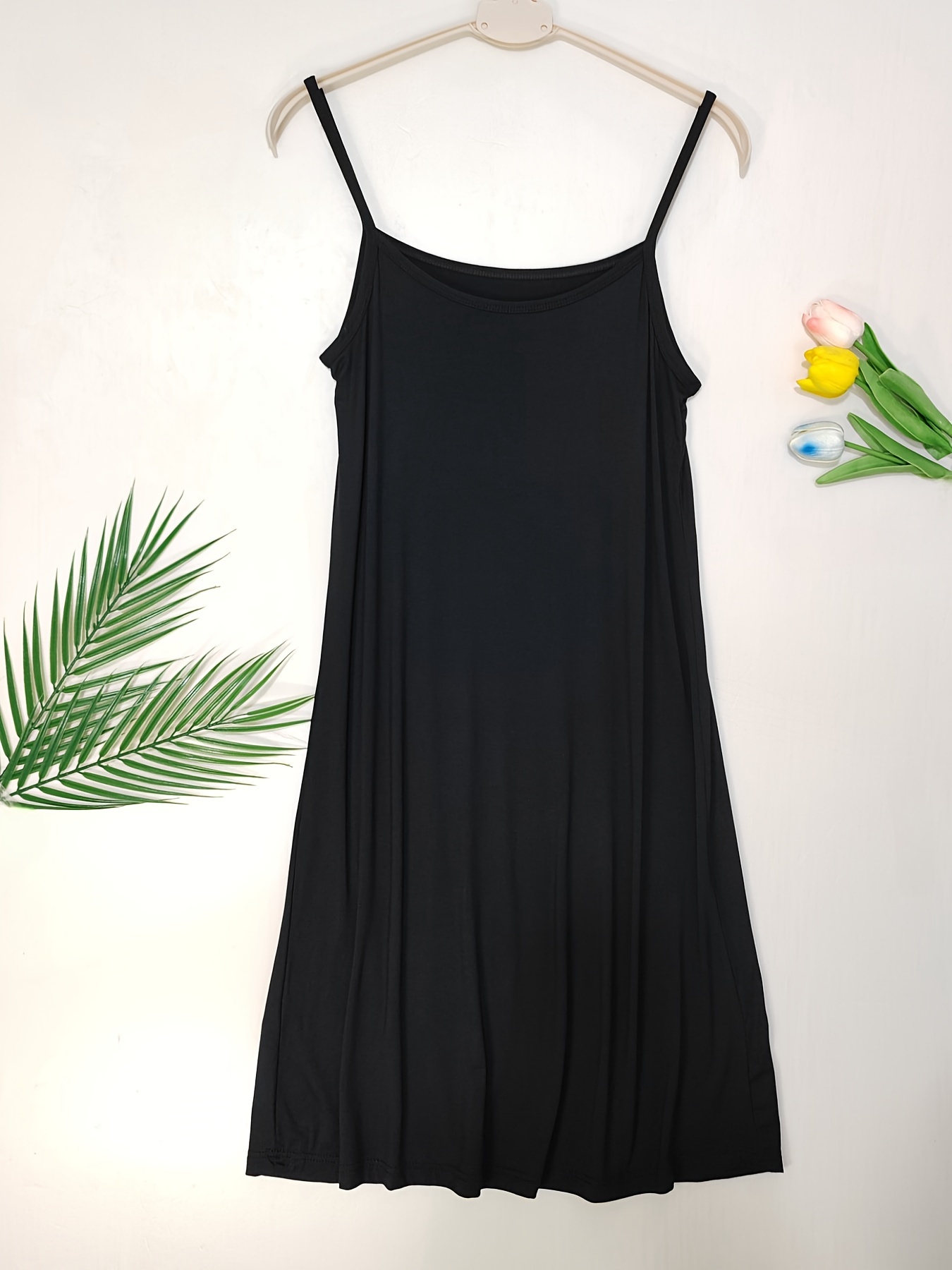 conjunto de 3 camisolas finas de senhora, camisola de base para senhora, camisola interior e exterior, vestido   e   sem  , camisola, vestido     e agradável à pele para casa e exterior Detalhes do produto 17