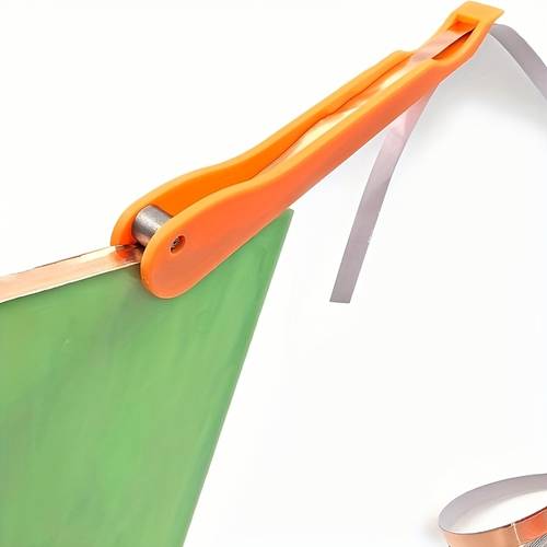 multifunktionelt farvet kobberfolie værktøjssæt (7/32 tommer), designet specielt til farvet håndværk, dig mulighed for at let påføre folie til kantene af glasstykker