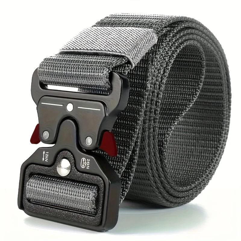 mens black sports belt release durable polyester breathable mesh design for outdoor activities versatile casual accessory casual belt breathable belt durable belt details 4