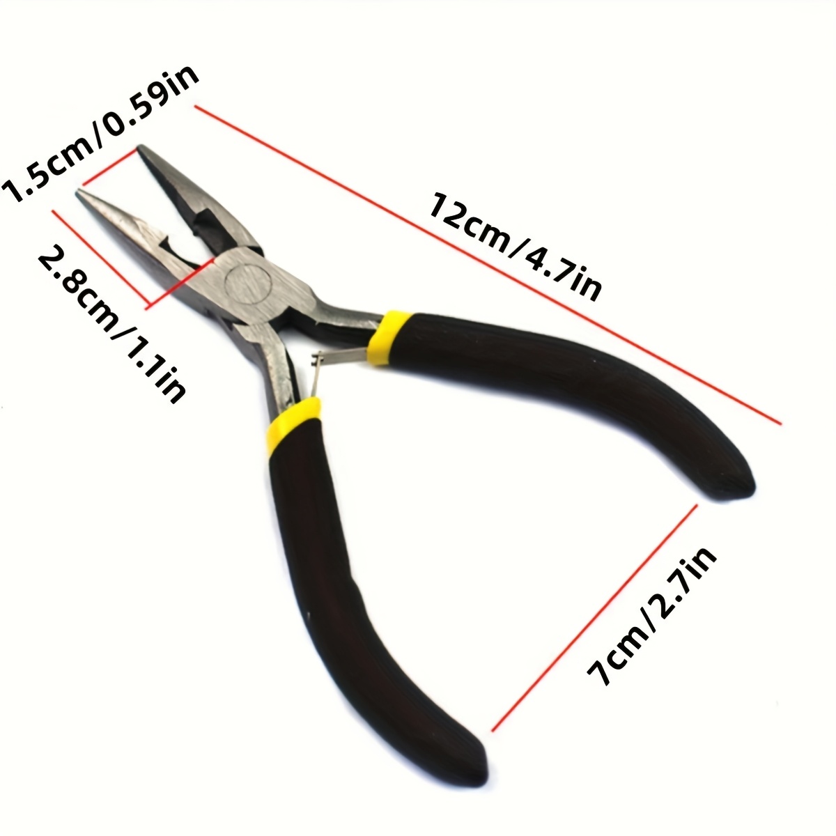Jewelry Making Pliers Set with Golden Ring, 2pcs