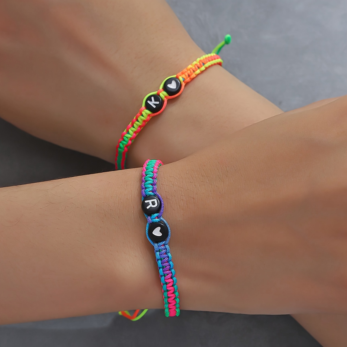 A Initial Braided Bracelet Teen's Graduation Birthday Gift Jewelry