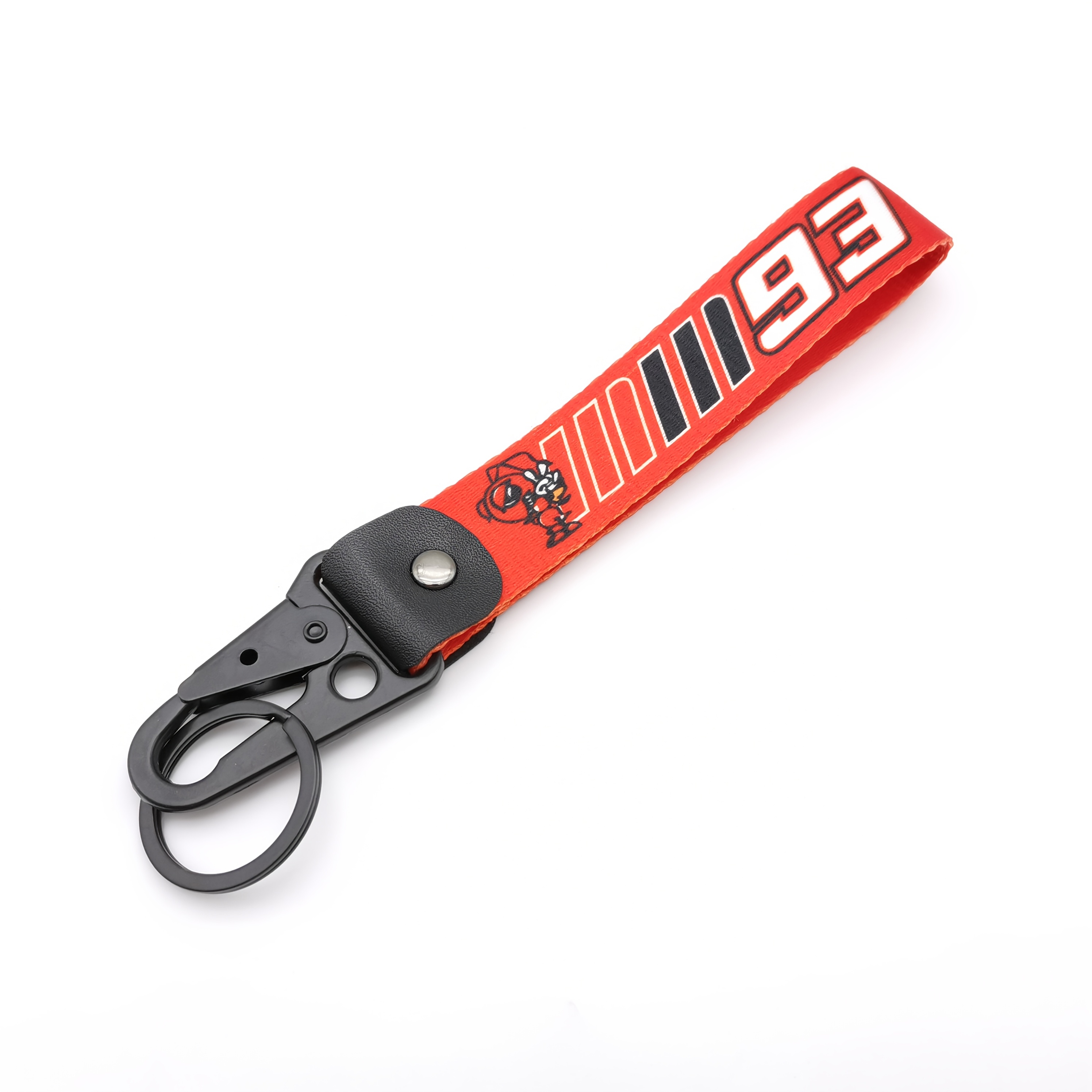 Jdm Spirit Knight Wind 93 - Durable Polyester Motorcycle & Car Keychain Wristband, Fit Accessory