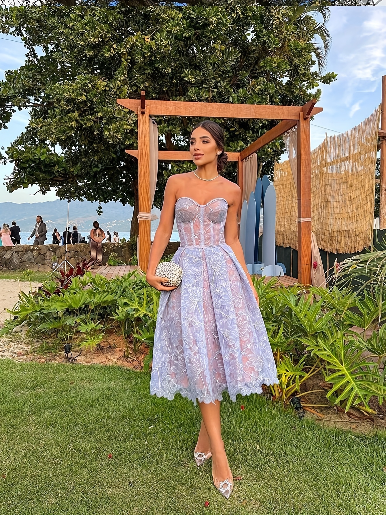 wedding cocktail dresses sold on Temu United States