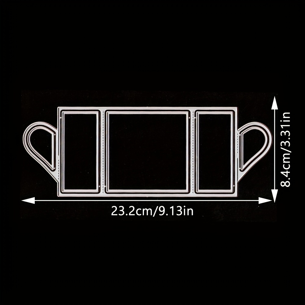 TEMU 1pc Love Card Metal Die Cut, Diy Scrapbooking Embossing Stencil, Handmade Greeting Card Making Metal Cutting Dies, Gift Card Making Tools