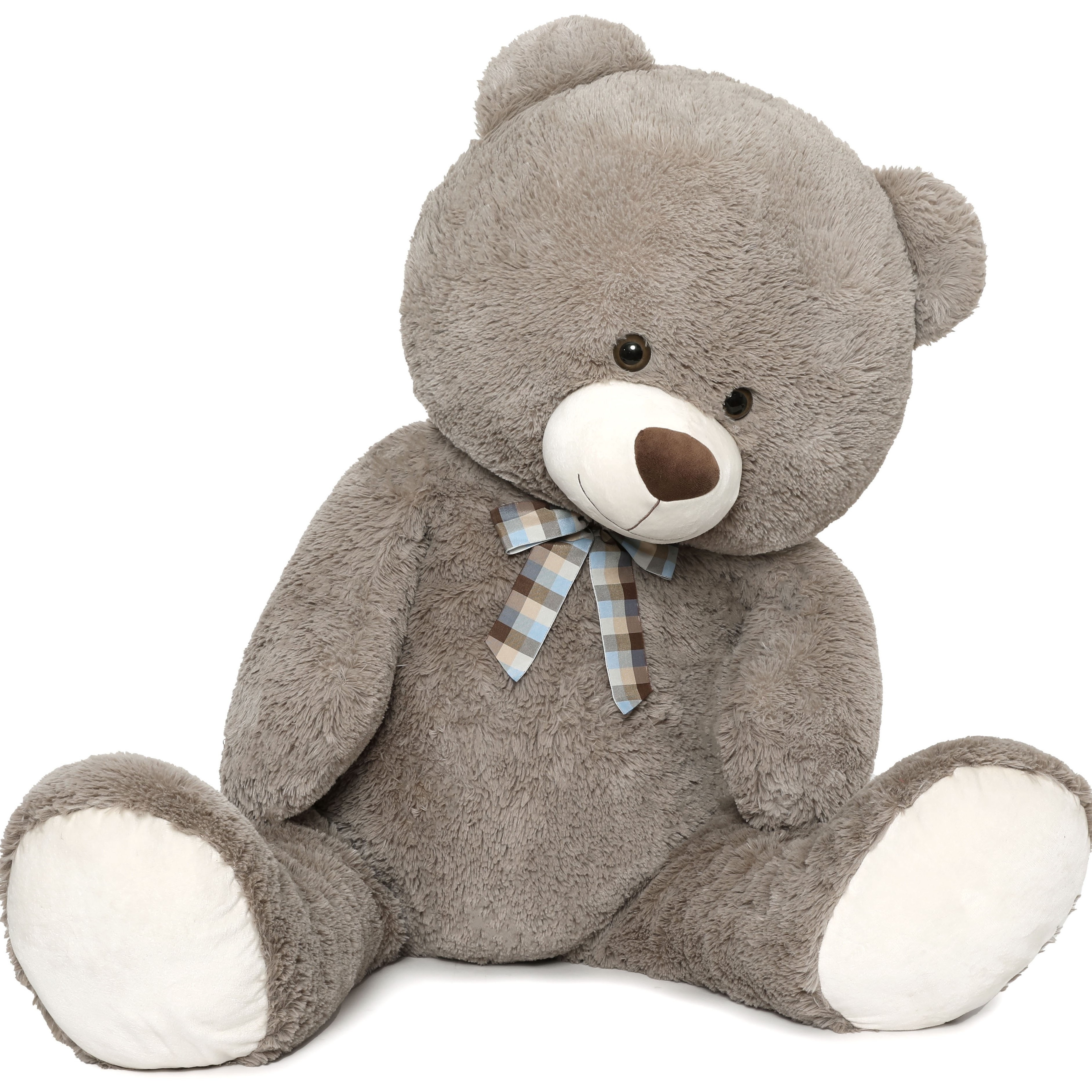 

47 Inch Big Teddy Bear Stuffed Animals, 4 Feet Soft Teddy Bear With Bow Tie, Plush Gift For Kid