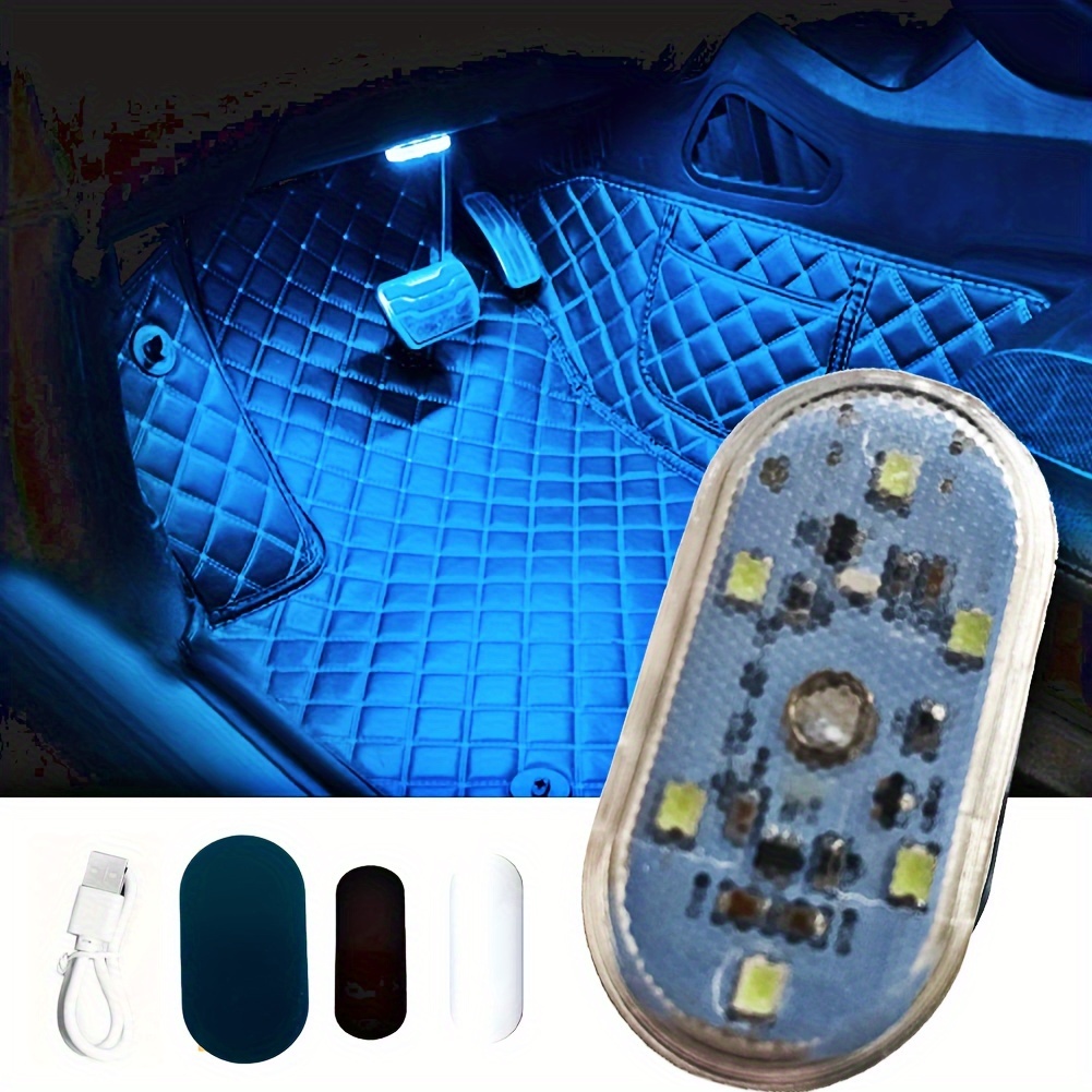 Auto Mini Led Interior Mood Light USB ricaricabile magnetico senza fili  Touch Light tetto luce di lettura Accessori interni auto