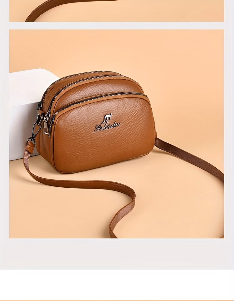 womens new large capacity multi pocket phone bag shoulder bag womens fashion versatile travel lightweight small backpack commuting casual womens bag shoulder bag women adjustable shoulder strap versatile fashion body ba Product details 6