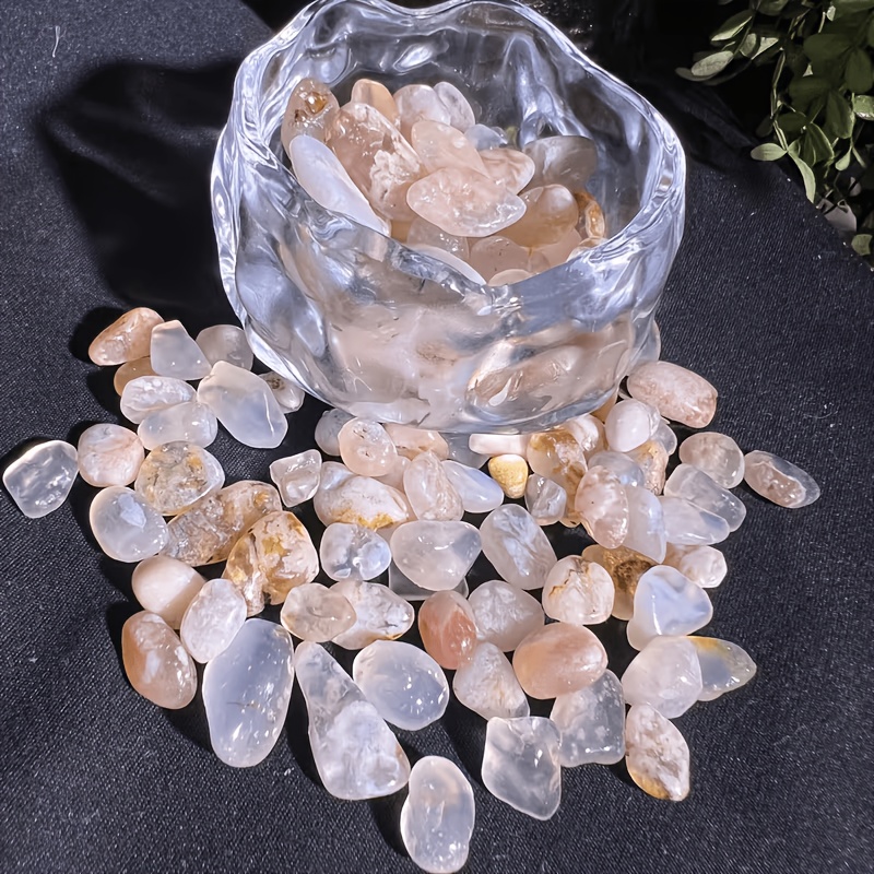 TEMU Wjtgmm 30g/50g Agate Pebbles, 5-9mm In Size, Suitable For Filling Fountain Vases, Flower Pots, Decorative Fish Tanks And Gardens. Applicable For