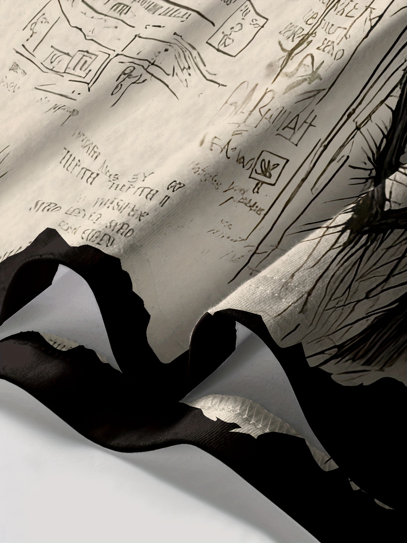 Plus Size Men's Funny Anime Character Graphic Print T-shirt For Summer, Trendy Casual Short Sleeve Tees For Males