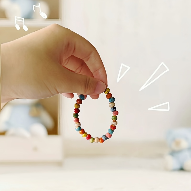 Dopamine Colorful Ceramic Bead Bracelet for Women