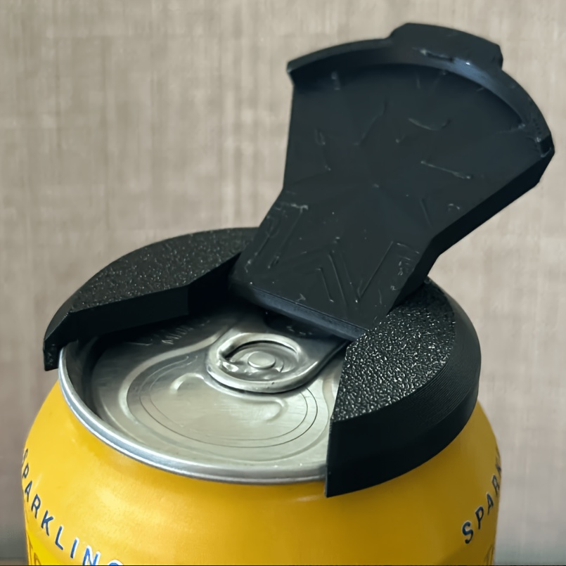 TEMU 1pc Protective Cap For Canned Drinks, Openable And Closeable, Protecting Cans From Ants And Flies. For Outdoor Sports, Cycling, Reduces Spillage