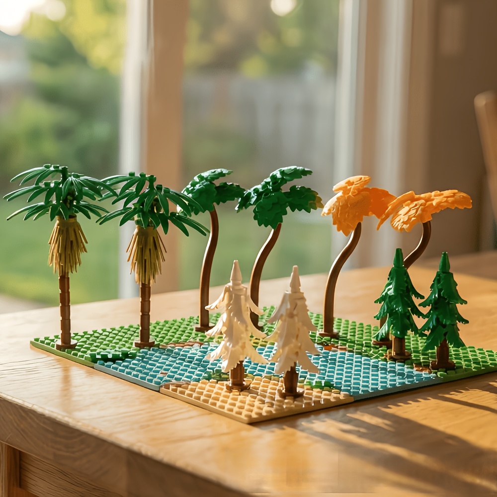 10pcs Tree Set Building Blocks Toys