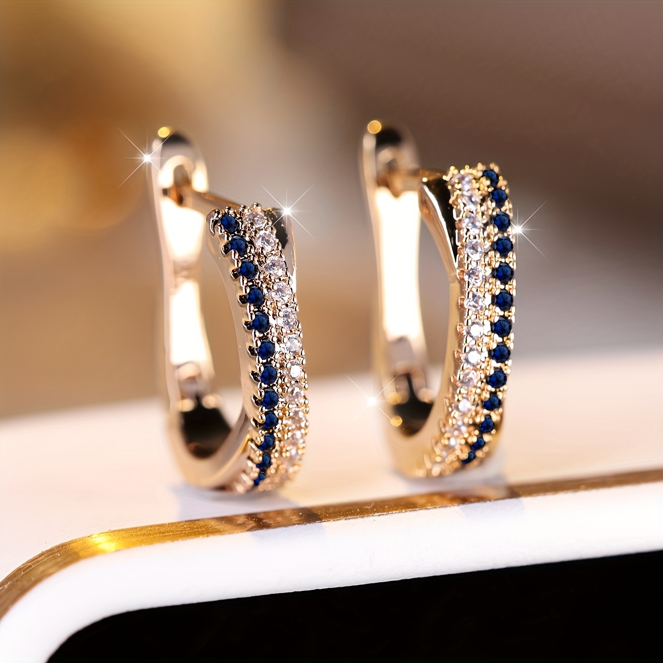 Cute Multicolor Synthetic Zirconia Fashion Earrings, Gift-Ready