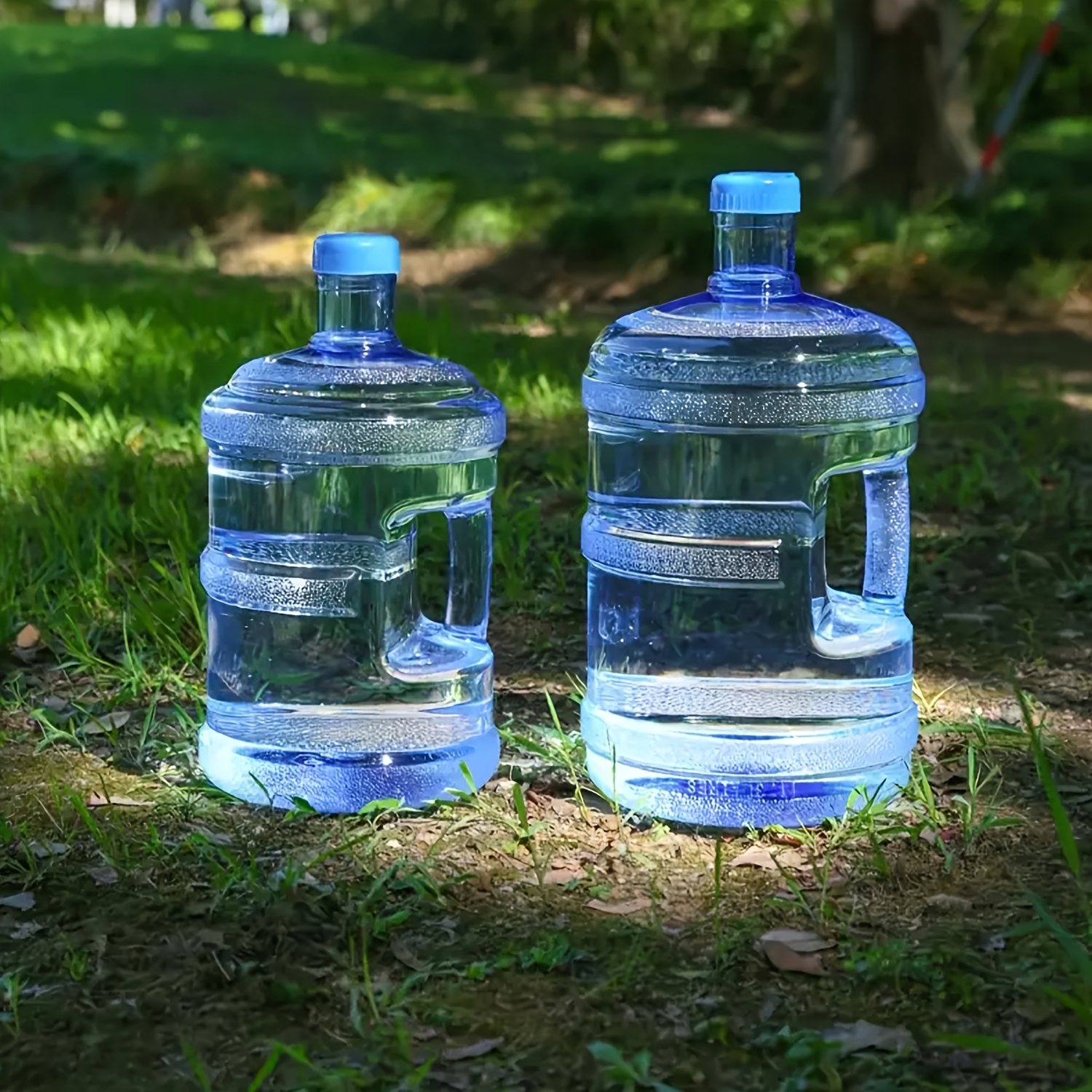 Contenant d'Eau Portable Bouteille d'Eau avec Robinet Réservoir 2 Gallons Pichet de Stockage d'Eau pour Camping Pique-Nique Cuisine Pêche Bain Camion Sans Couvercle Trou