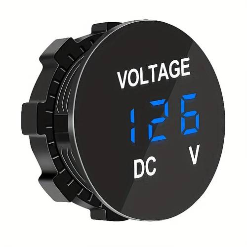12v display car replacement voltage meter digital voltage meter mini battery monitor indicator measuring range 8 48v 0 1v used for 12v 24v suitable for cars and boats
