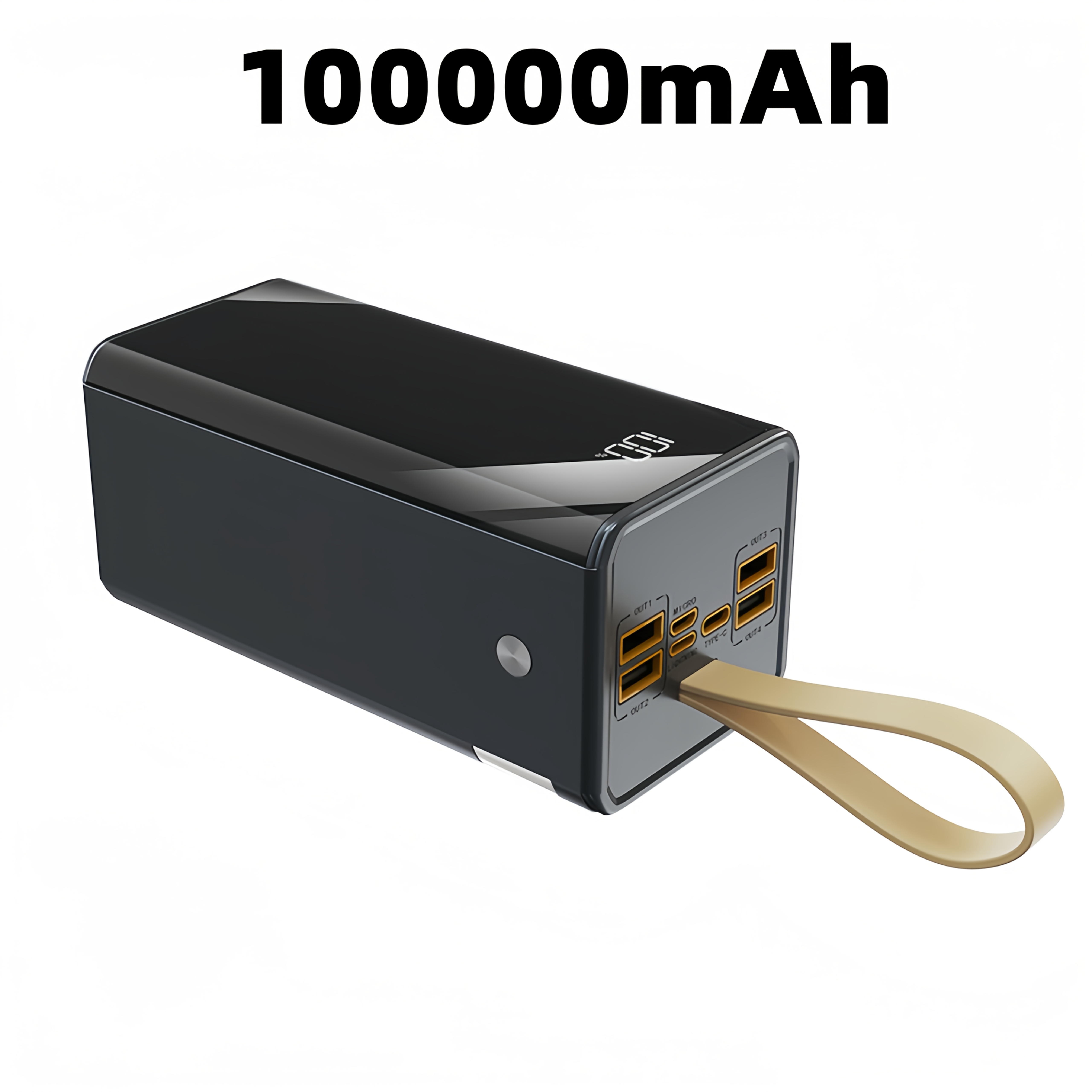 TEMU Christmas Gift, 100000mah Professional Outdoor Charger | 45w Usb- 45w Usb-a Output/input Ports | Triple Input Charging