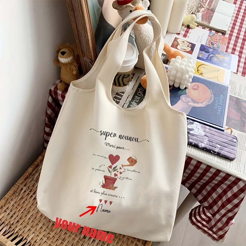 sac à bandoulière personnalisé illustration cœur Temu Luxembourg