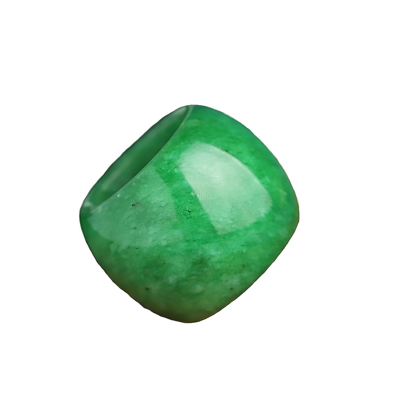 Bohemian Natural Stone Ring - Vintage Green