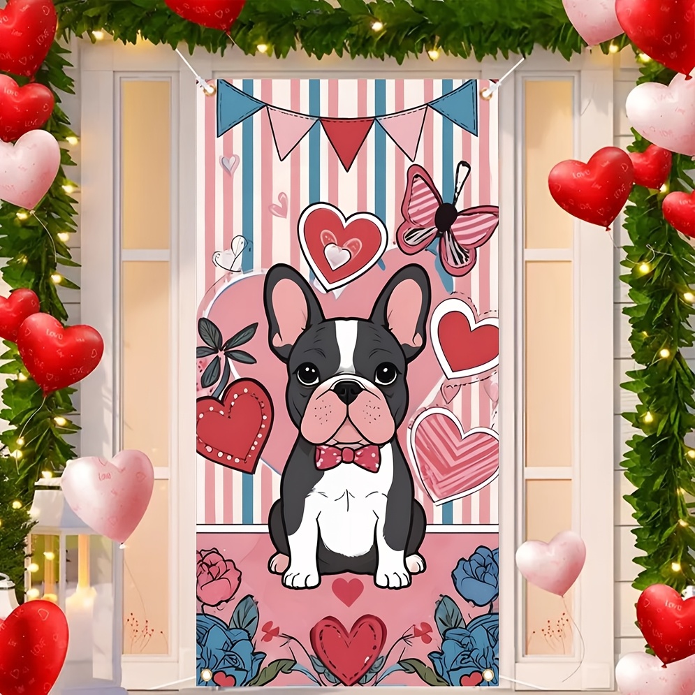 

2d Door Banner 1pc 's Day Polyester Door Cover Banner, " X 37.4" - Multipurpose Indoor/outdoor Decoration For Home, Entryway, Room - No Electricity Needed, Fit