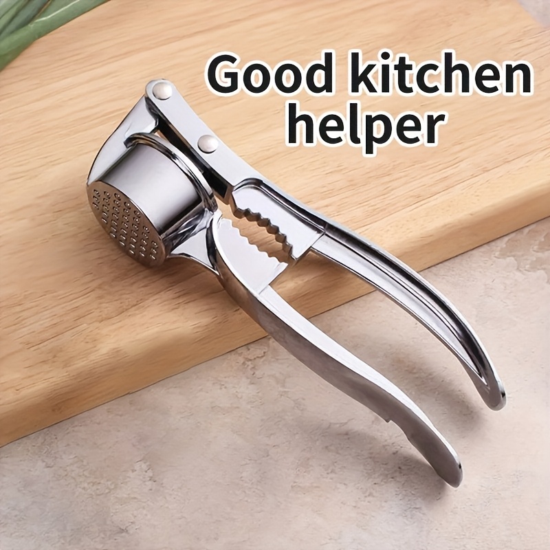 new garlic press and walnut cracker manual kitchen tools   and walnut peeling suitable for   and modern kitchens kitchen essentials stylish metal end durable kitchen utensils details 0