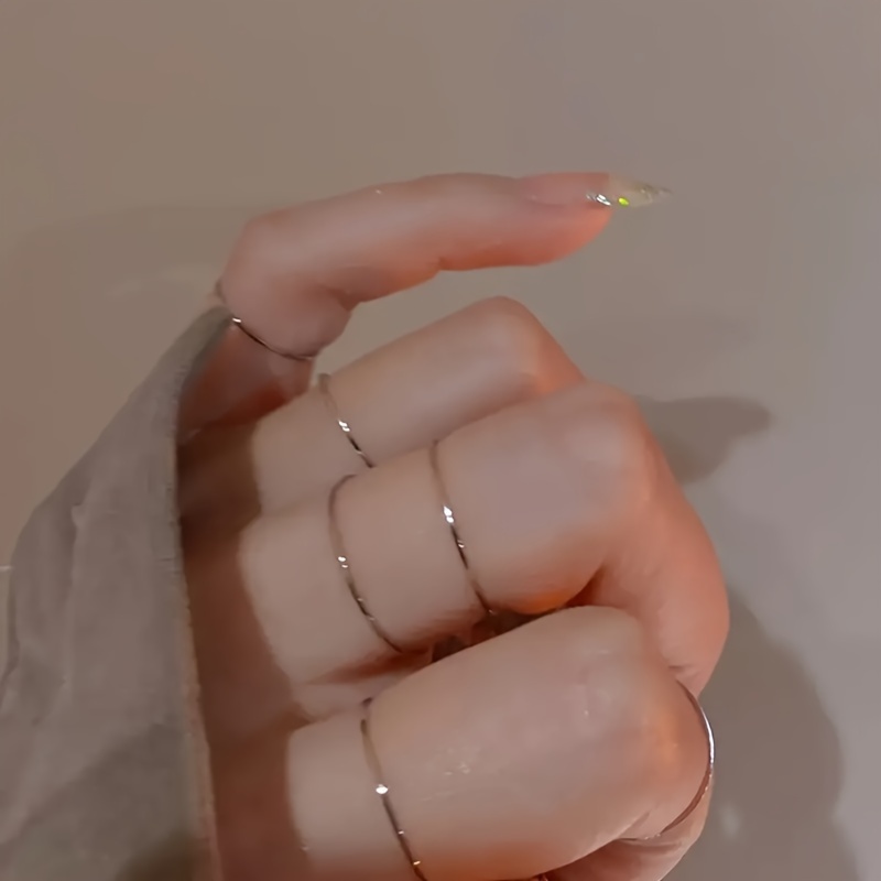Everlastingly Titanium Steel Women'S Joint Ring