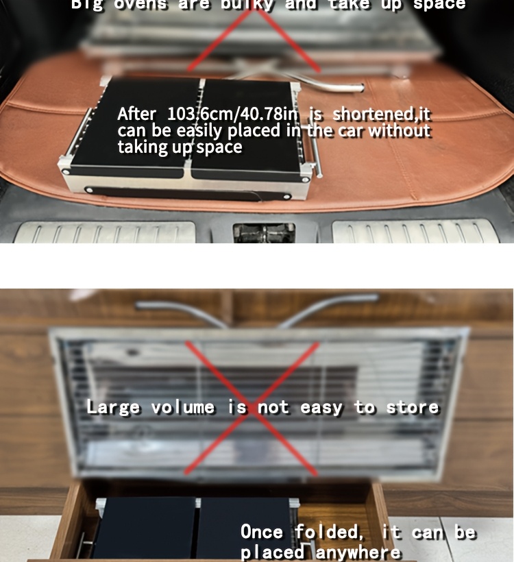 This Portable Charcoal Barbecue Grill Features a Convenient Retractable Design for Easy Transport. It Measures 17.51 Inches by 9 Inches When Stored And Expands to 28.34 Inches by 9 Inches When Set Up, Stretching to 40.74 Inches by 9.05 Inches. It Comes with Barbecue Tools And Makes a Great Gift for Men.