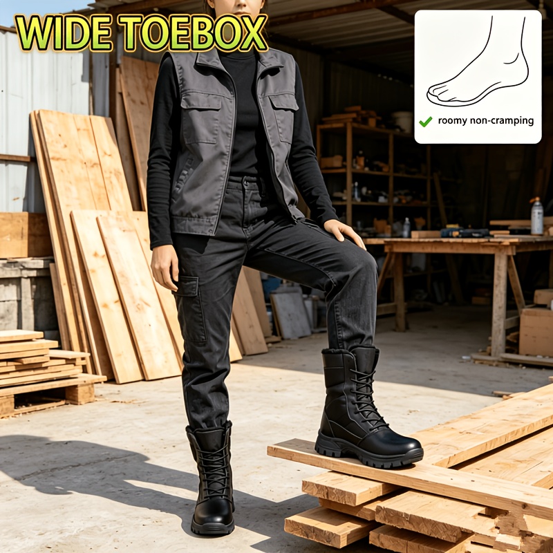 Women's Thickened Wide Toe Outdoor Boots for Autumn/Winter