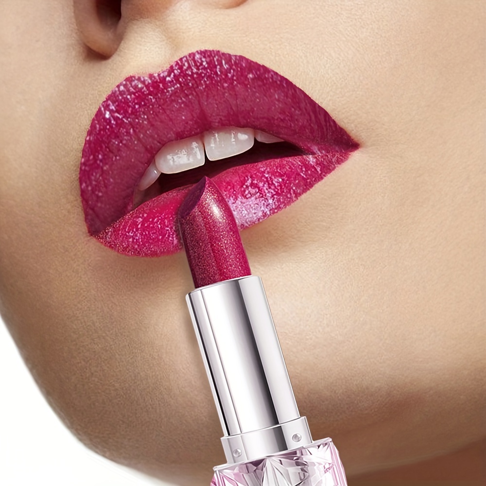 6 Waterproof Lipstick Set Long Lasting Moisturizing & Metallic Shine