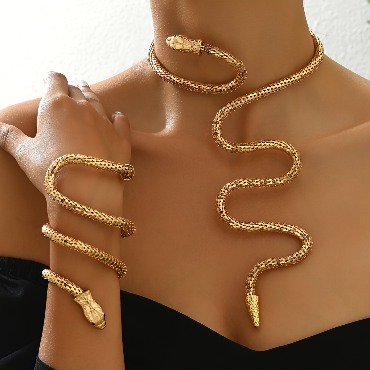 

Snake Jewelry Set For Women - Zinc Alloy Accents, , For And Parties,