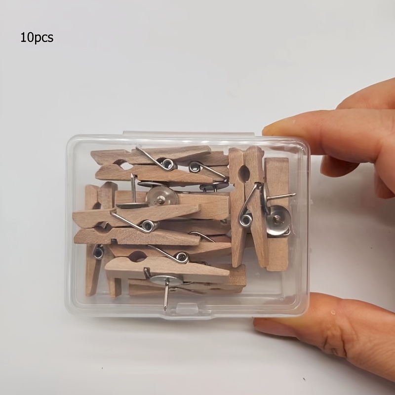 Wooden Clip Pins Push Tacks Photos School Office Home Temu Australia