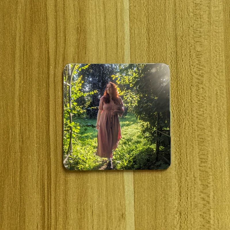 TEMU 1pc Custom Photo Fridge Magnet - Personalized Magnetic Picture For Home, Mother, Wife - Unique Gift Idea, Keepsake & Party Decoration
