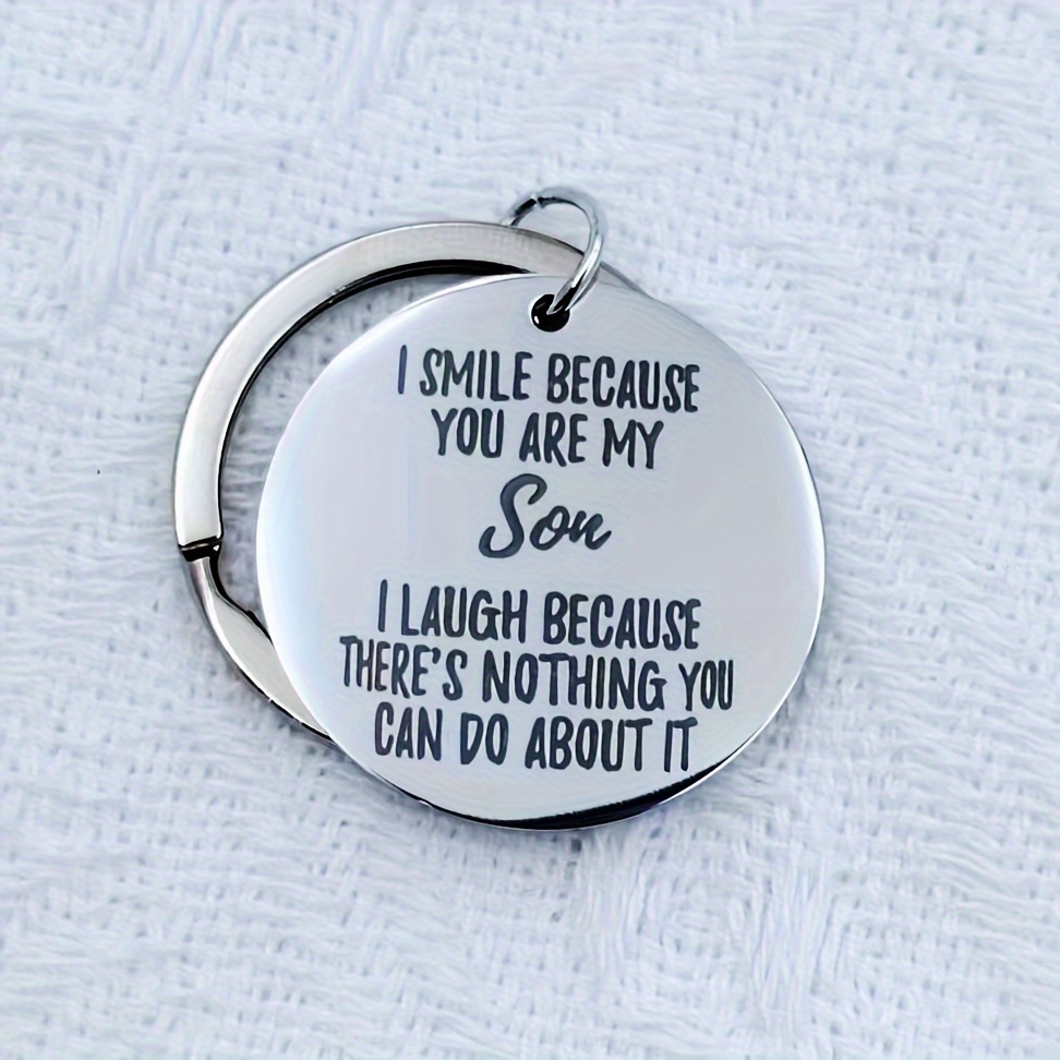 

A Beautifully Crafted And Unique Keychain, An Interesting From The Mother To Her Son, A From The To His Son, The For A Son