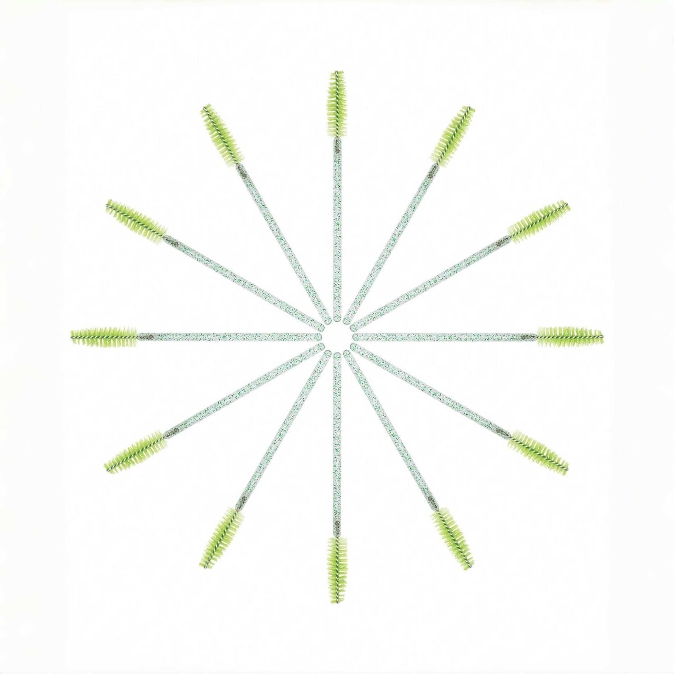 50pcs Disposable Eyelash & Eyebrow Brushes Mascara Wands