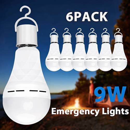 a19 rechargeable light bulbs emergency light bulb for power outages led bulb self charging light bulb 1200mah battery backup light bulbs for daily emergency use daylight