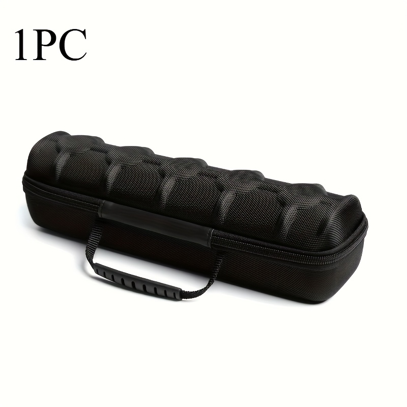 TEMU 1pc 5-watch Travel Case, Luxurious Velvet Lining And Foam Insert, Stores Large And Small Watches, Ideal Gift For Home And Travel Use, Hard Shell