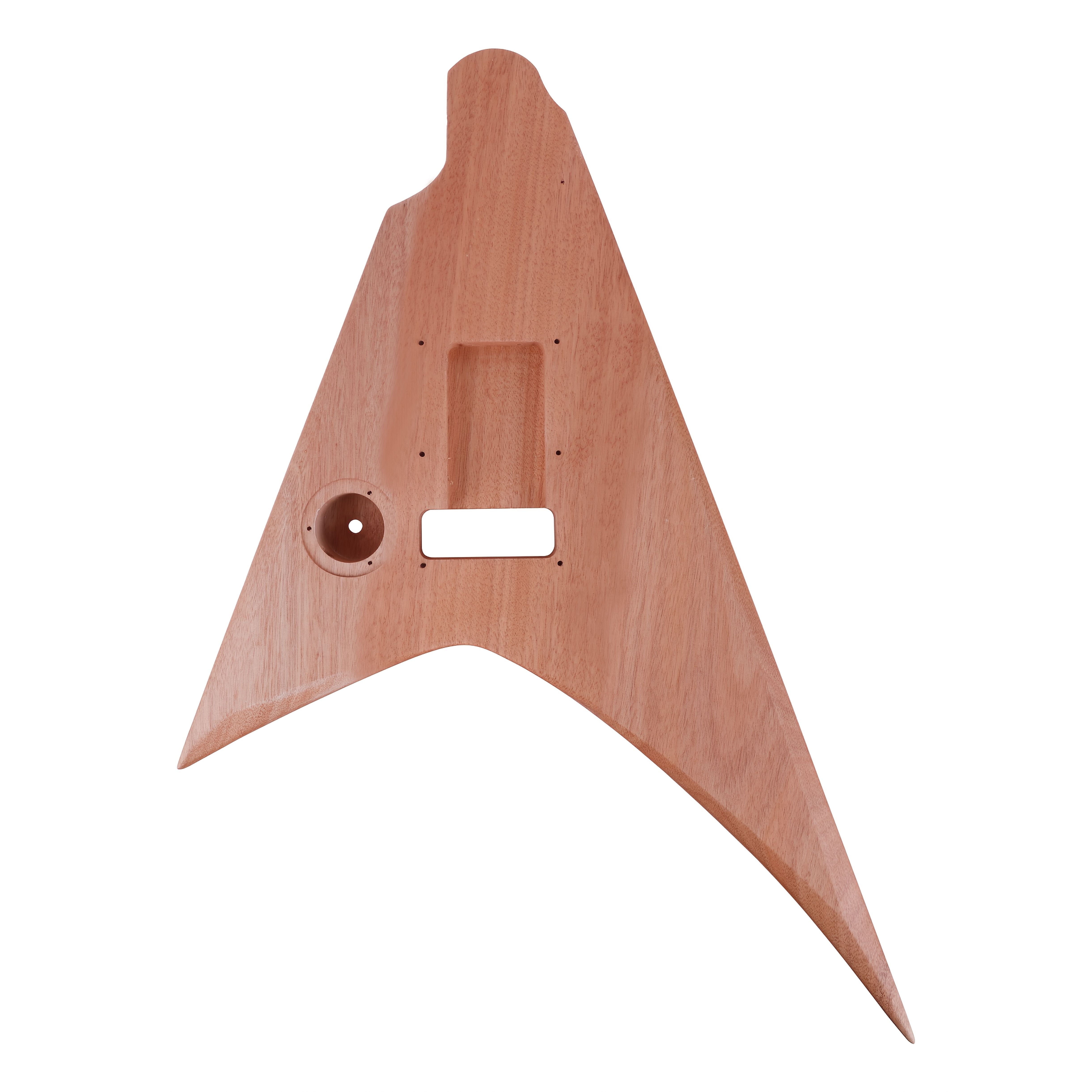 Leo Jaymz DIY Electric Guitar Kit - Mahogany Body, Ebony Fretboard, 1pc S-H Pickup Configuration - Fixed Bridge, Fully Enclosed Tuning Pegs, 21 Frets, Maple Neck, Room Electrical Wiring