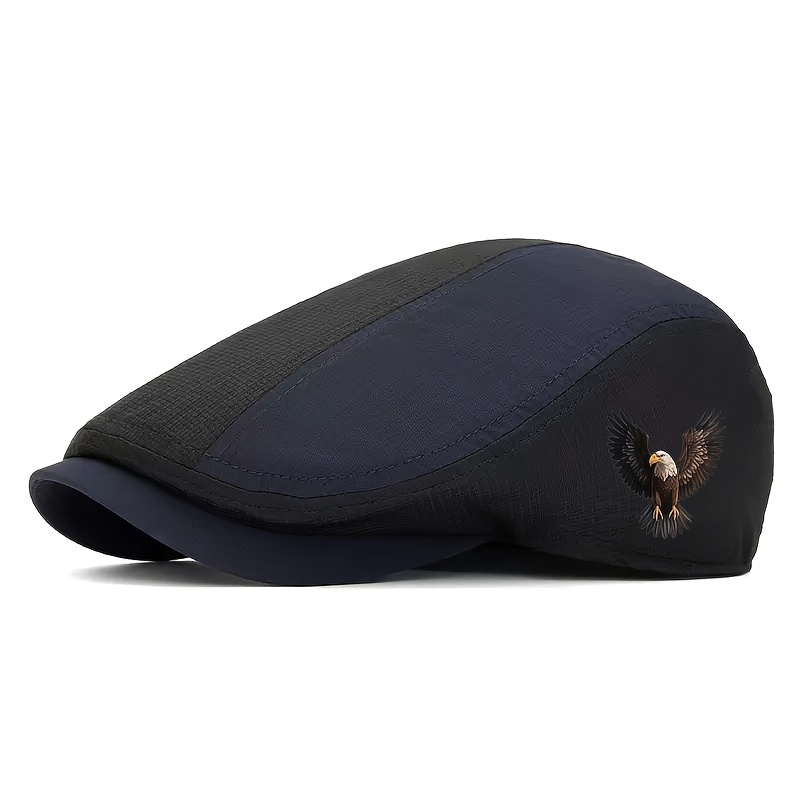 TEMU Men's Retro Pvc-coated Beanie Hat Suitable For - Wear - Lightweight Closure With Pvc Coating & Filling, Solid Color Plain Top, Hand Washable For