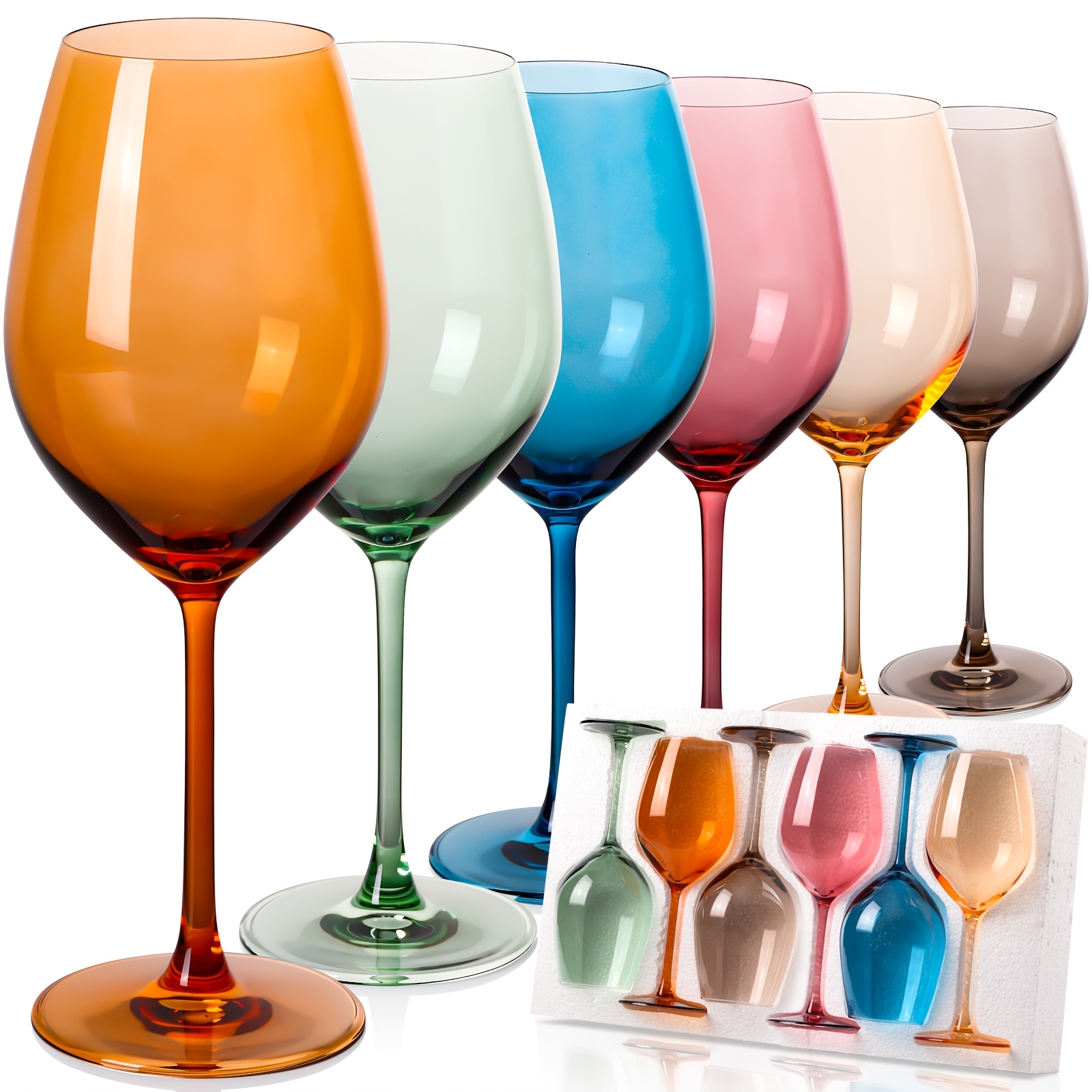 wine glass to fit whole bottle Oversized XL Giant Clear Wine Glass main image 1