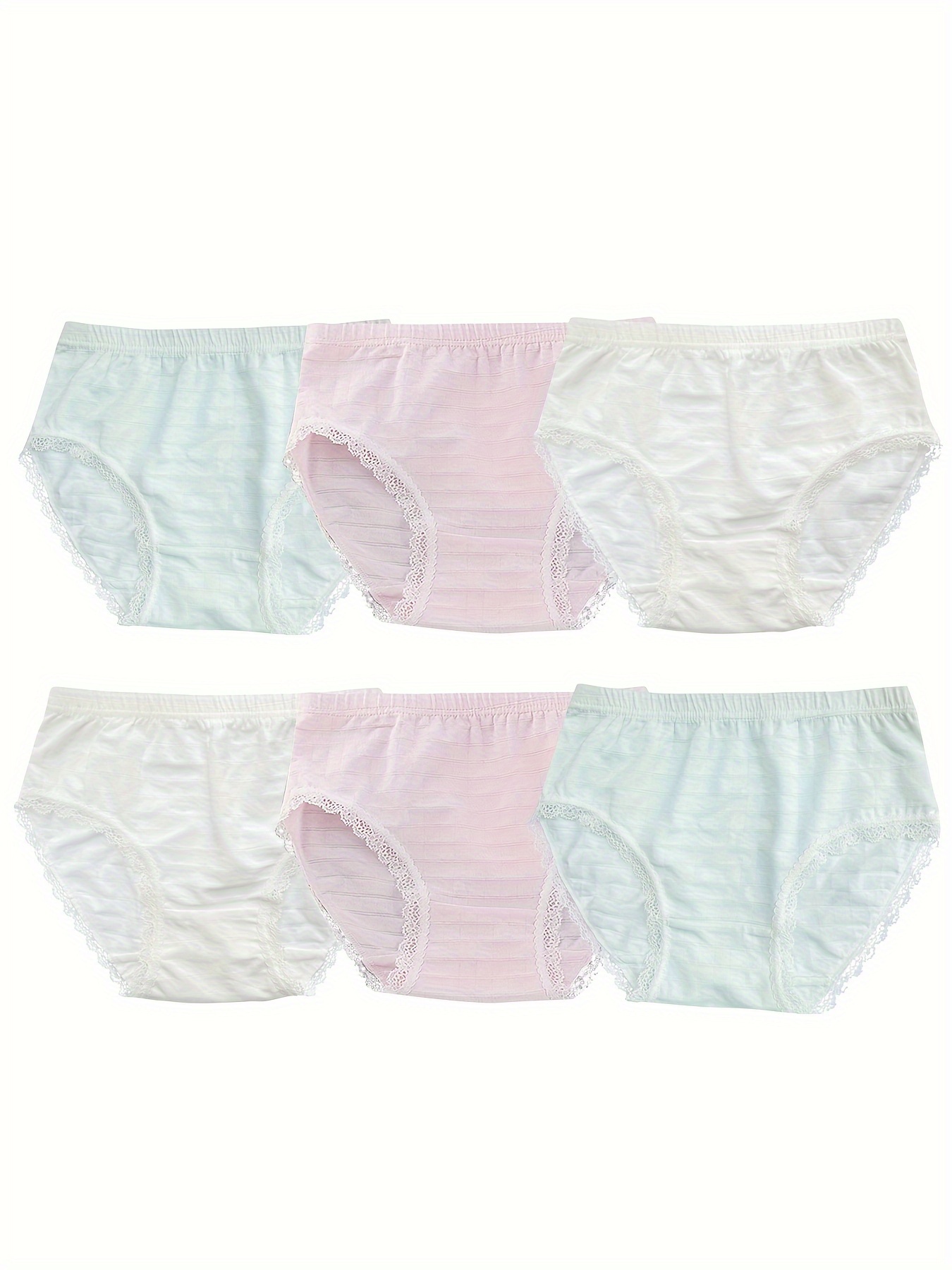 Lot De 12 Slips Fille Fruit Of The Loom 100% Coton - Tailles 2T/3T - Multicolore - Neuf (sachet Ouvert)