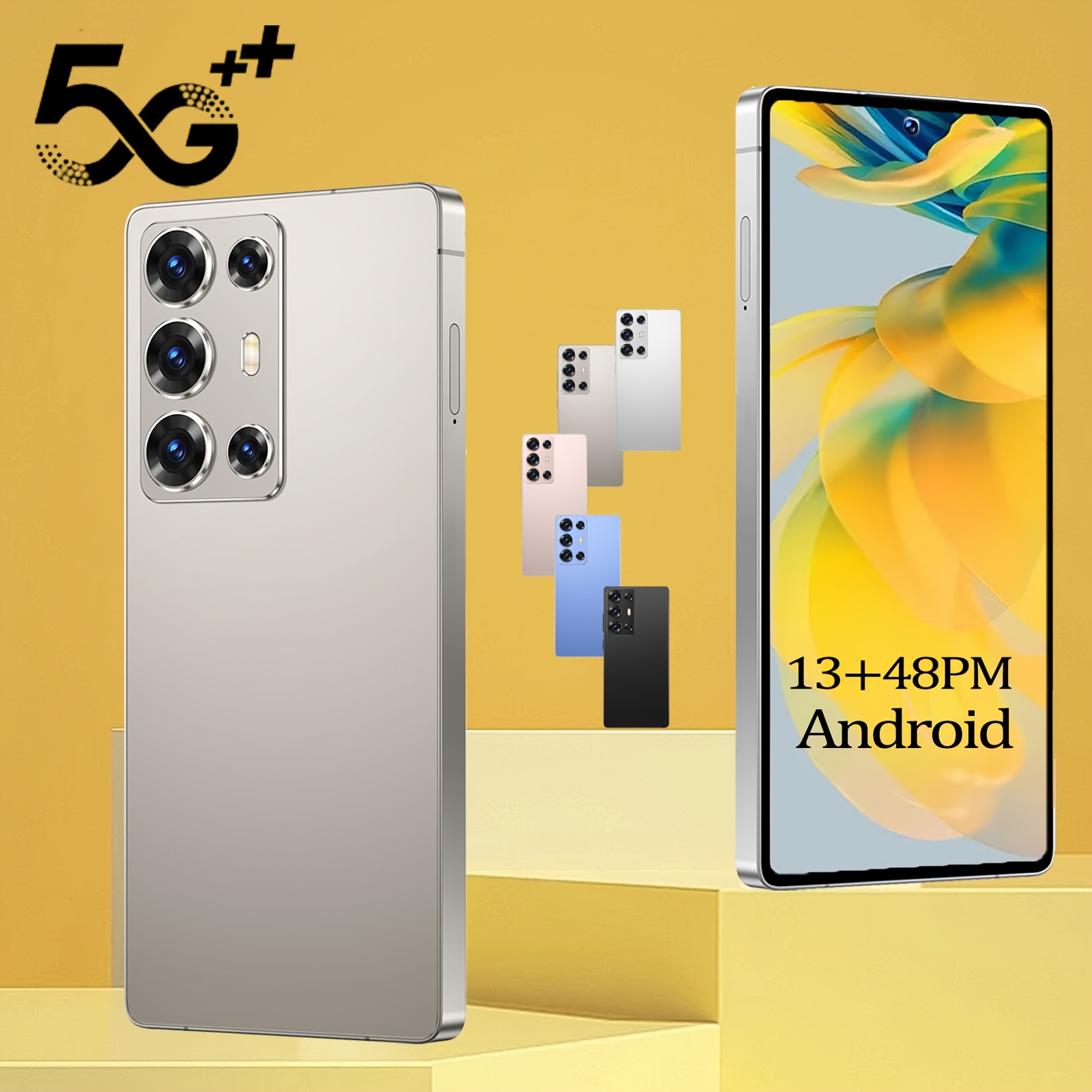 Powerful 6+64GB Unlocked 5G Cell Phone, 6.8 Inch HD Screen