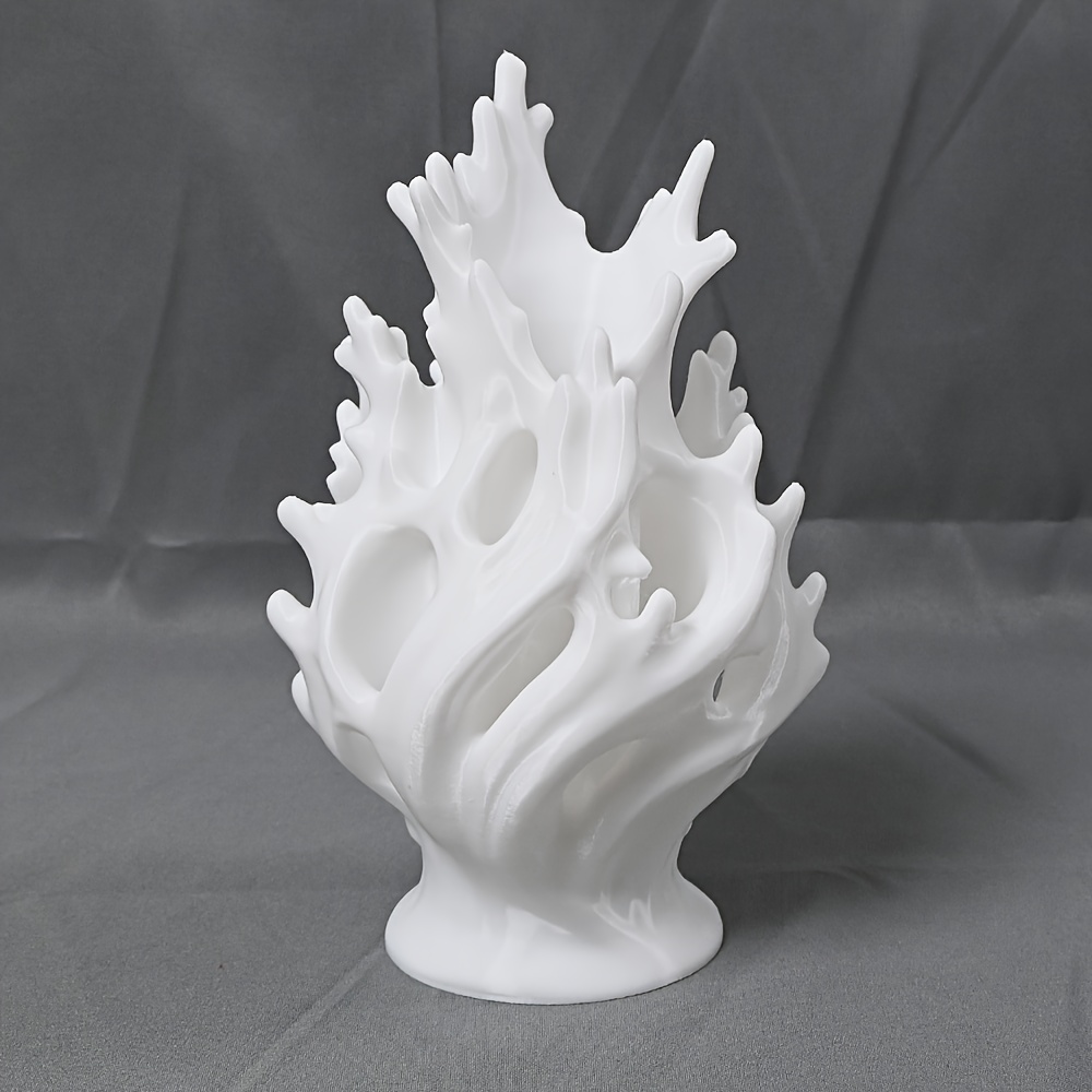 Image of Bohemian Style Vase Decor, Elegant Plastic Flower Vase, Lightweight And Portable, Ideal For Living Room, Dining Table, Office - No Battery Needed, Vases Home Decor