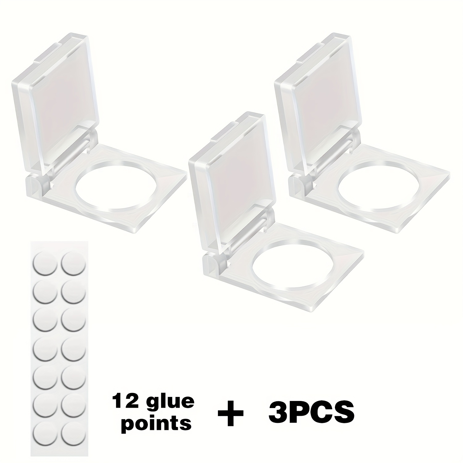 TEMU Lot de 3 couvercles en métal pour boutons poussoirs de 16 mm, protection contre la poussière, couverture légère et protectrice des boutons,