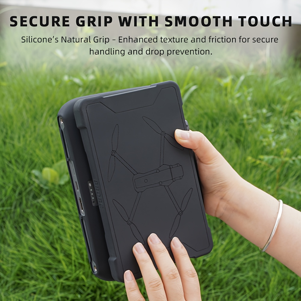 2pcs silicone case screen protector and dust cover set for dji   4 pro  2 remote control     Product details 3
