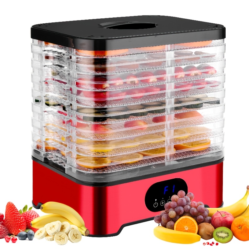 TEMU Deshidratador de alimentos, secador de alimentos doméstico, secador de frutas y carne, secado al aire para alimentos de caza, utilizado para