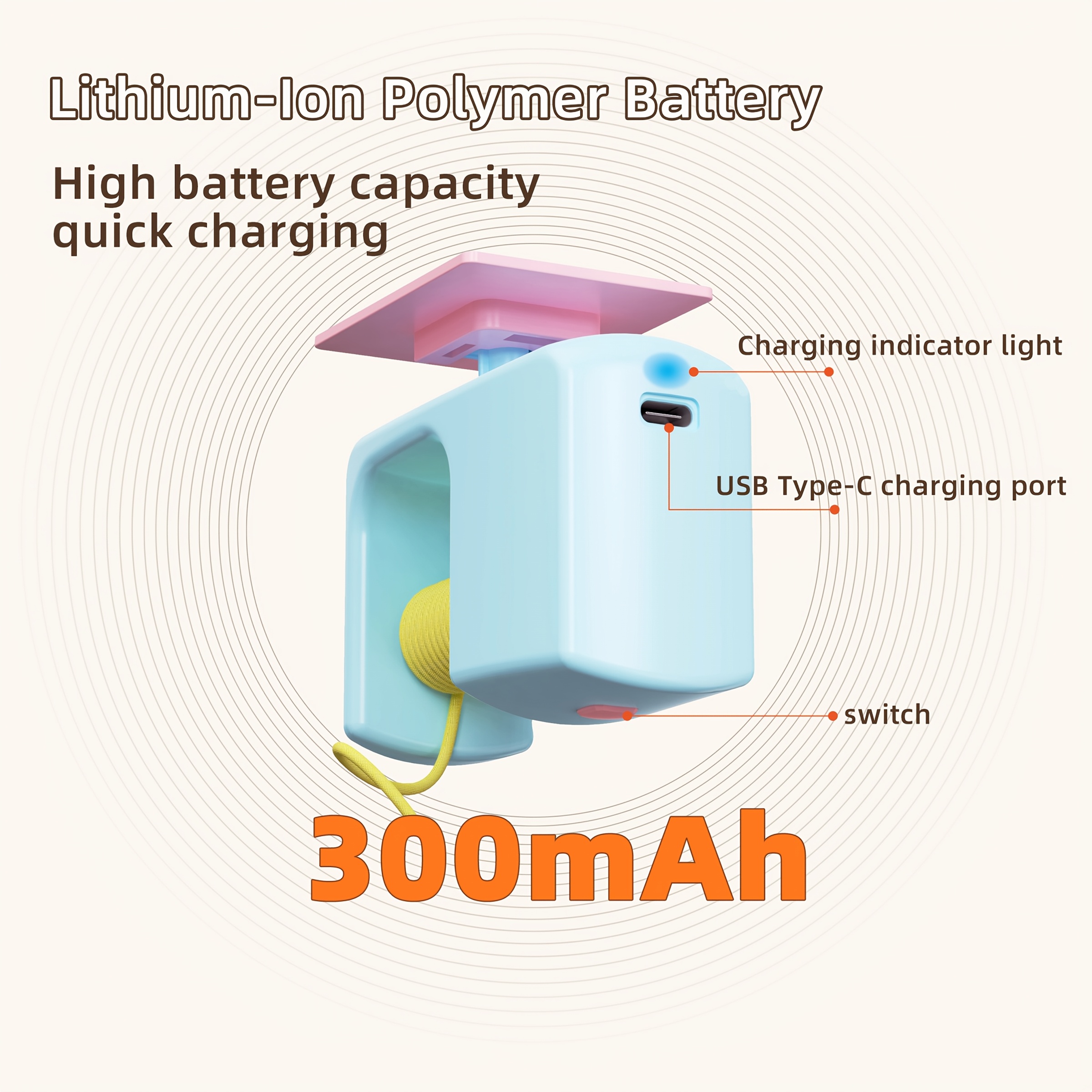 Automatic Swinging Door Toy with USB Charging for Cats
